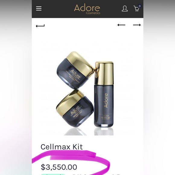Adore Cellmax Kit Cellular Anti-Aging Serum & Cream Luxury Firming Skincare NEW - Picture 2 of 10